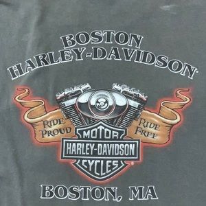 Harley Davidson Men’s XL Grey Pocket Logo TShirt